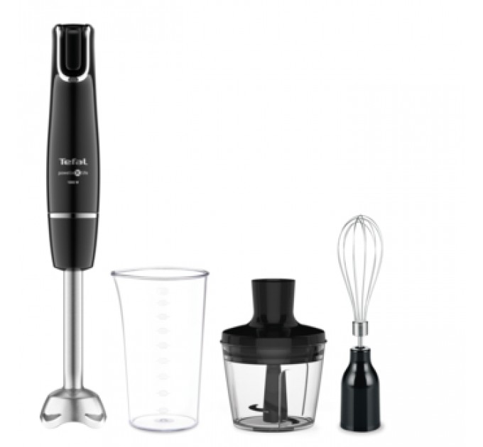 Блендер Tefal погружной Infiny Force 1000Вт, 3в1, чаша-800мл, чопер-500мл, турборежим, черный