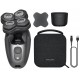Бритва електр. для головы Philips Pro Series 7000, бритв.головок-4, Li-Ion, сух.+влажн., кейс для хран., сталь, черный