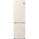 Холодильник LG з нижн. мороз., 186x60х68, холод.відд.-234л, мороз.відд.-107л, 2дв., E, NF, інв., диспл внутр., зона св-ті, бежевий