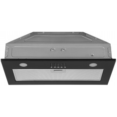 Вытяжка ARDESTO встраиваемая, 52см, 700м3ч, стекло, 2х1Вт LED, кнопочное, черный