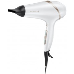 Фен Remington HydraLuxe, 2300Вт, режимов-3, дифузор, иониз-я, хол. обдув, белый
