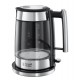 Электрочайник Russell Hobbs Elegance, 1.7л, стекло , серебристо-черный