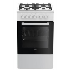 Плита Beko комби, 60л, 50x60см, конвекция, белый