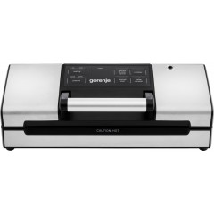 Вакууматор Gorenje для пакетів, 120Вт, 30см, електронне керування, +10 пакетів, нерж, чорний