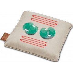 Масажная подушка Beurer для плечей, шеи, спины, ног, литий-ионный аккум., сменный чехол, вес - 1,85кг, бежевый