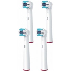 Насадки к зубным щеткам Beurer TB 15/30/50 Clean, интенсивная чистка, 4 шт в комплекте, белые