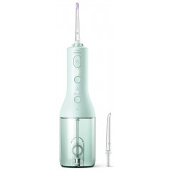 Іригатор Philips портативний Sonicare Cordless Power Flosser 3000, чохол, 2 насадки, м'ятний
