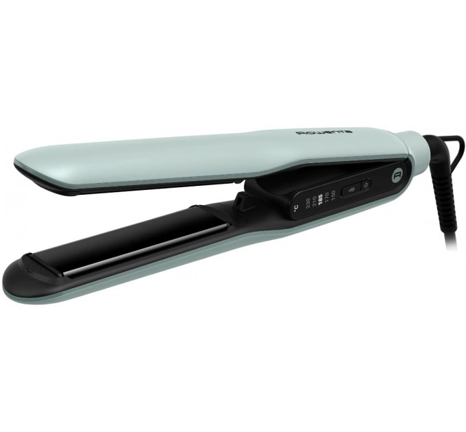 Випрямляч Rowenta Thermoglide, темп.режимів-5, 150-230С, іонізація, титан, світло-зелений