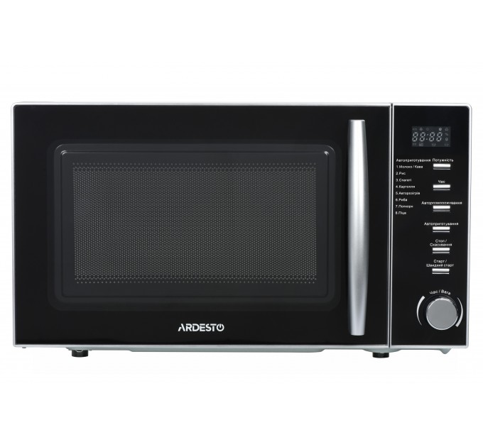 Микроволновая печь ARDESTO, 20л, электр. управл., 700Вт, дисплей, откр.ручкой, серебристый