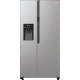 Холодильник SBS Gorenje, 179х70х92см, 2 двері, 376(190)л, А++, NF+, Інв., Зона св-ті, диспенсер, генератор льоду, Зовн. Диспл, нерж
