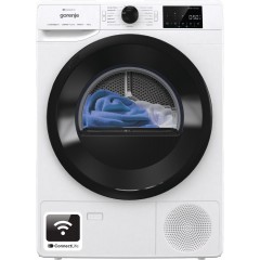 Сушильна машина Gorenje тепловий насос, 9кг, A++, 60см, дисплей, 16 програм, Wi-Fi, білий