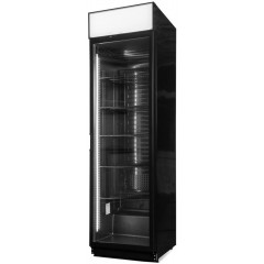 Холодильная витрина Snaige, 202.5x60х60, 385л, полок - 5, зон - 1, бут-224, 1дв., ST, баннер, черный