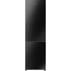 Холодильник Gorenje, с нижн. мороз. камерой, 200х60х60см, 2 дв., Х- 238л, М- 98л, A++, NoFrost Plus, дисплей, Fresh zone, черное стекло