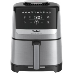 Мультипіч Tefal Easy Fry Silence, 1670Вт, чаша-5л, сенсорне керув., 10 програм, пластик, нерж. сталь-чорний
