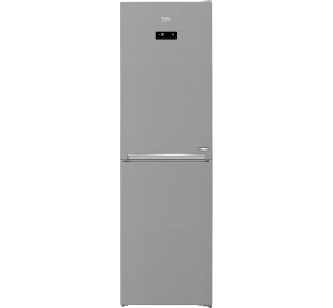 Холодильник Beko с нижн. мороз., 203x60x67, xолод.отд.-215л, мороз.отд.-143л, 2дв., E, NF, дисплей, нерж