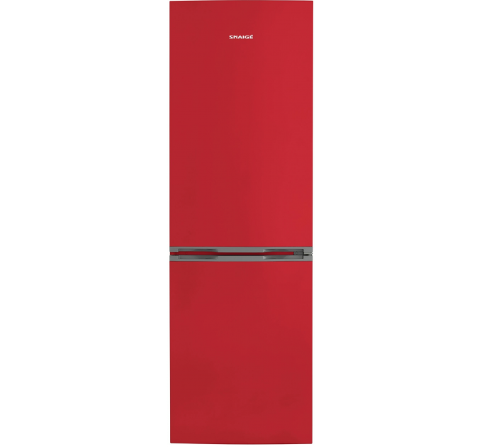 Холодильник Snaige с нижн. мороз., 194.5x60х65, холод.отд.-191л, мороз.отд.-119л, 2дв., A++, ST, красный