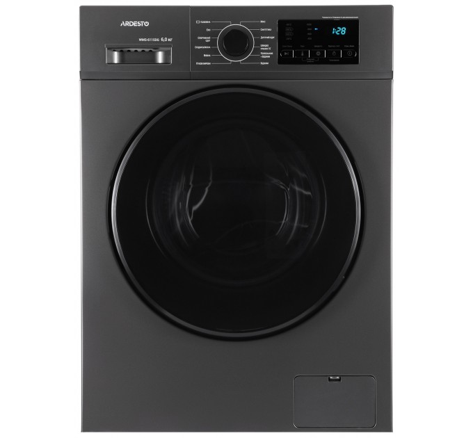 Стиральная машина ARDESTO фронтальная Black Mars, 6кг, 1000, А++, 44см, дисплей, серый