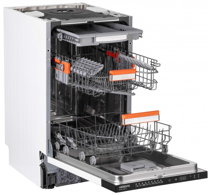 Посудомоечная машина ARDESTO встраиваемая, 10компл., А++, 45см, дисплей, 3я корзина, черный