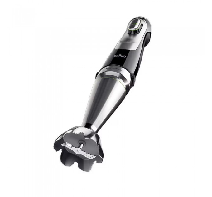 Блендер Braun заглибний, 1200Вт, чаша-600мл, мультишвидкісний, чорно-сірий