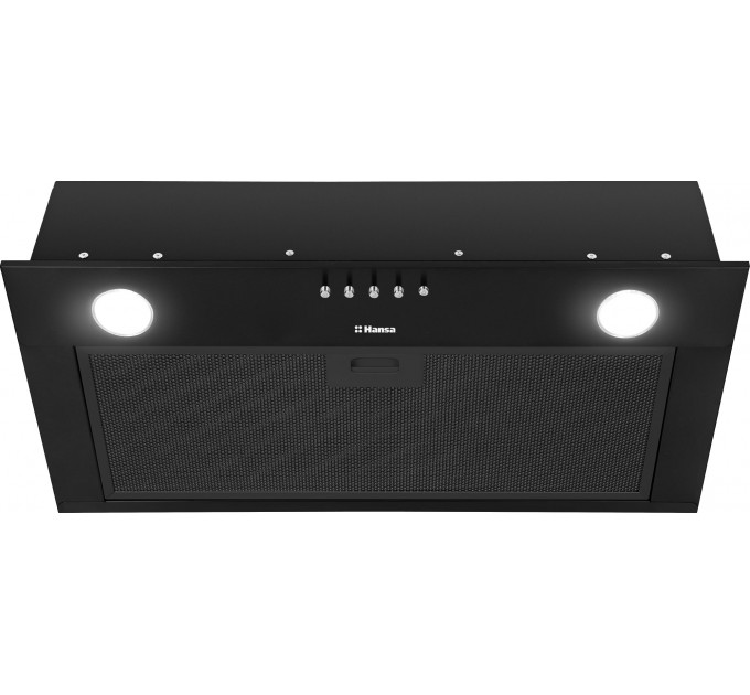 Вытяжка Hansa встраиваемая, 60см, 182м3ч, черный