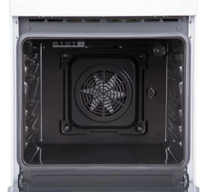 Плита Hansa комбинированная, 50х60см, 62л, чугун, газ контр., дисплей, белый