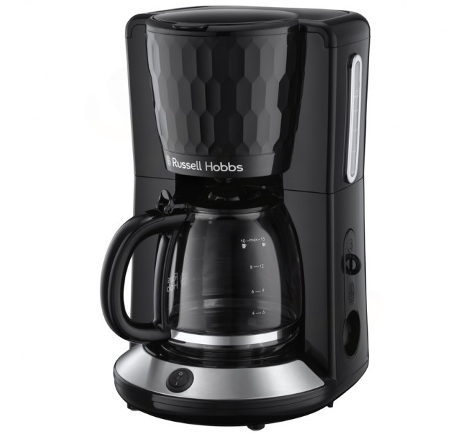 Кофеварка Russell Hobbs капельная Honeycomb 1.25л, молотый, черный