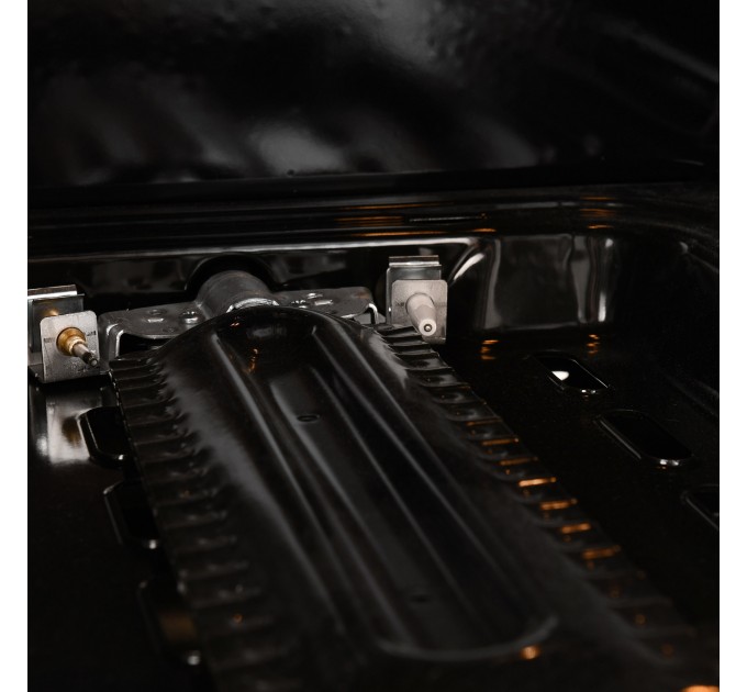 Плита ARDESTO газовая, 50л, 50x60см, электроподжиг, подсветка, термометр, кофе адаптер, откидной ящик, форсунки LPG (подключение газового баллона), черный