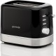 Gorenje toaster 850Вт, подогрев, разморозка, пластик, черный