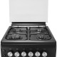 Плита ARDESTO газовая, 50л, 50x60см, электроподжиг, подсветка, термометр, кофе адаптер, откидной ящик, форсунки LPG (подключение газового баллона), черный
