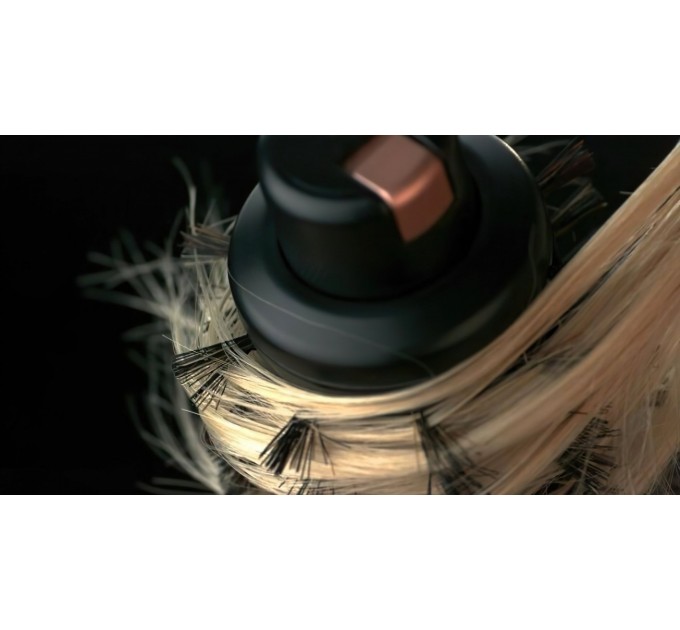 Фен-щітка Rowenta Ultimate Experience, 750Вт, 1 режими, іоніз-я, оберт.насадок, кераміка, чорний