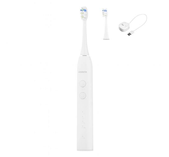 Щітка зубна електр. ARDESTO, ETB-112W, 40т. колив/хв, насадок-2, IPX7, білий
