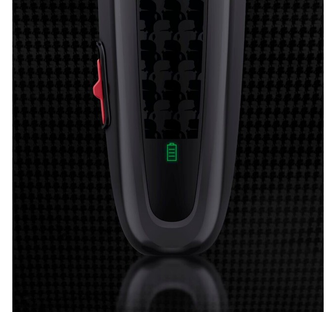 Машинка для стрижки Rowenta KARL LAGERFELD Perfect Line, сеть+акум., роторн. мотор, насадок-6, сталь, черный