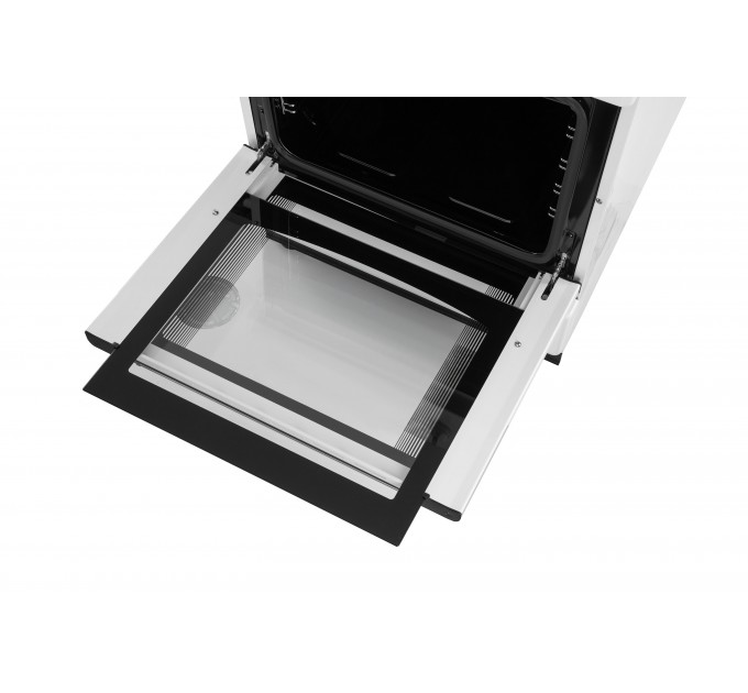 Плита ARDESTO комби 3 газ + 1 электро, 64л, 60x60см, подсветка, форсунки LPG (подключение газового баллона), съемные направляющие, белый