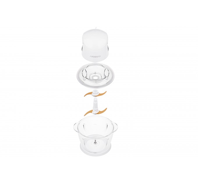 Измельчитель ARDESTO, 400Вт, чаша-1000мл, стекло, корпус-пластик, белый