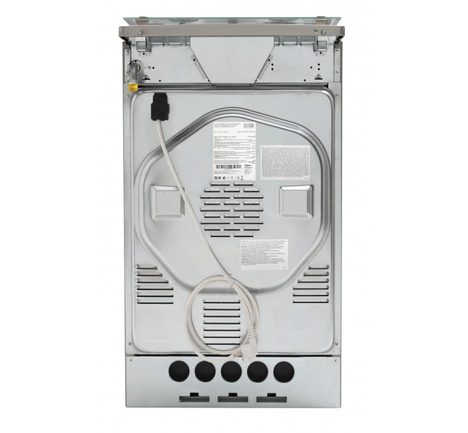 Плита Hansa комбинированная, 50х60см, 65л, чугун, газ контр., дисплей, серый