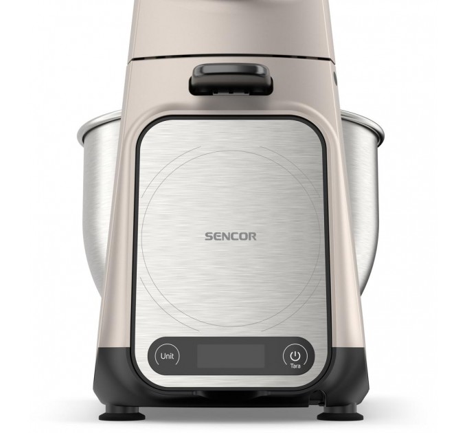 Кухонная машина Sencor Gordon, 1500Вт, чаша-металл, корпус-металл, насадок-20, метал