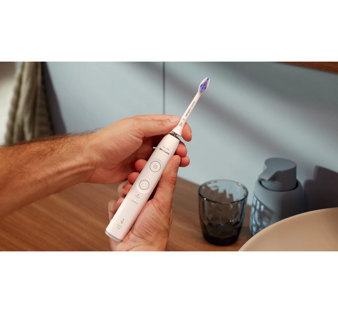 Щітка зубна електр. Philips, Sonicare 6100 Series, 62т. колив/хв, насадок-1, футляр, білий