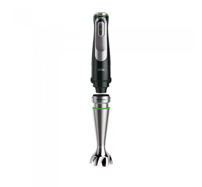 Блендер Braun заглибний, 1200Вт, чаша-600мл, мультишвидкісний, чорно-сірий