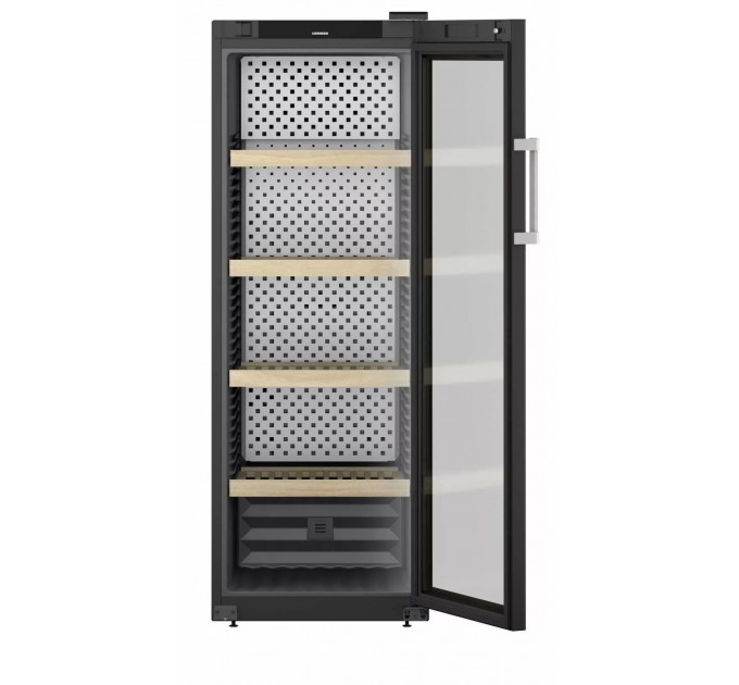 Холодильник Liebherr для вина, 168.4x60х76.3, полок - 5, зон - 1, бут-196, ST, дисплей, черный