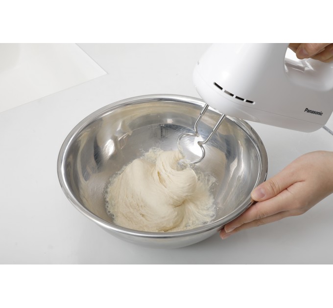 Міксер Panasonic ручний 175Вт, насадки-4, білий