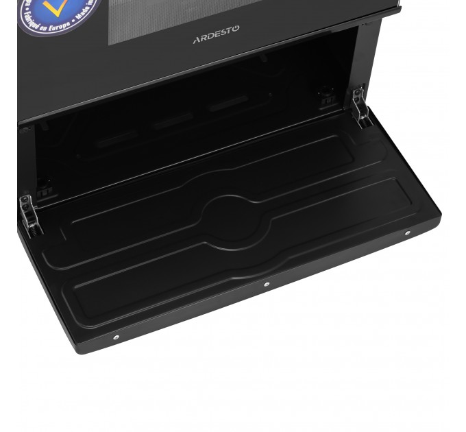 Плита ARDESTO газовая, 50л, 50x60см, электроподжиг, подсветка, термометр, кофе адаптер, откидной ящик, форсунки LPG (подключение газового баллона), черный