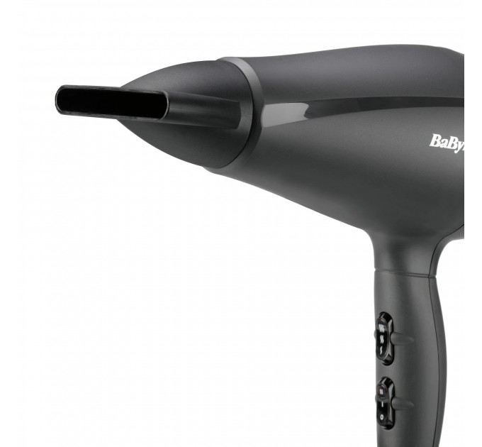 Фен Babyliss Super Light Pro, 2000Вт, режимов-3, HTDC мотор, тонкий концентратор 6 мм, черный