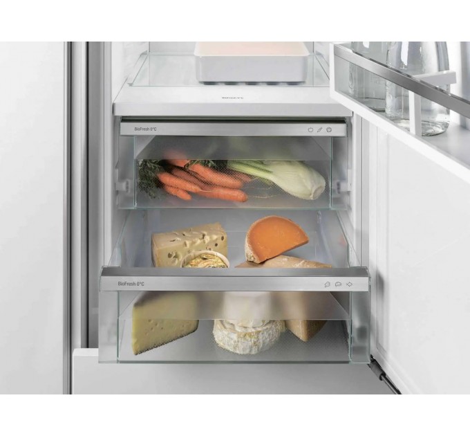 Холодильник Liebherr встраиваемый с нижн. мороз., 193.8x54.1х54.5, холод.отд.-202л, мороз.отд.-70л, 2дв., D, NF, диспл внутр., BioFresh, белый