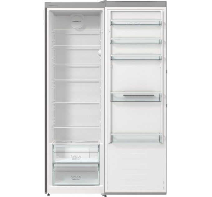Холодильна камера Gorenje, 186x60х66, 398л, А++, електронне упр, зона св-ті, сірий