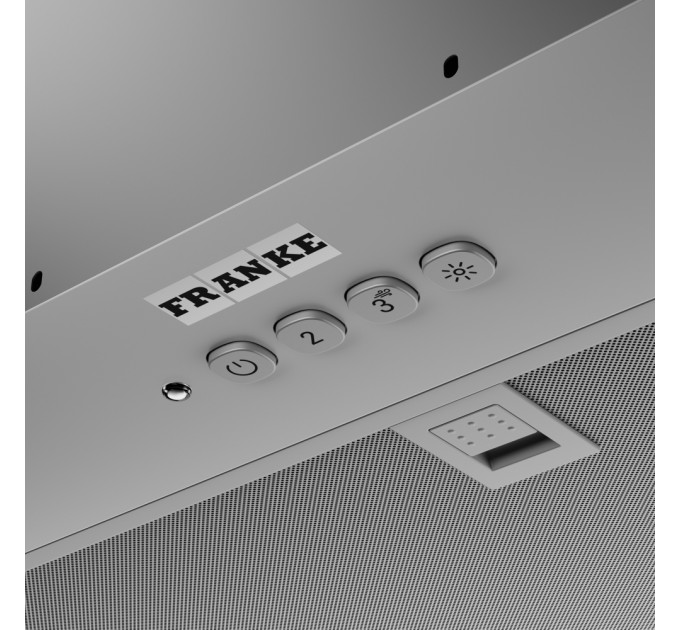 Витяжка Franke вбудовувана, 52см, 1250м.куб/год, Box Flush Basic FBFE LG A52, cвітло-сірий