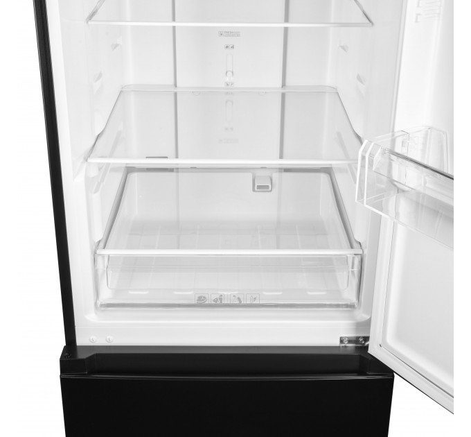 Холодильник ARDESTO з нижн. мороз., 184x60х66.5, холод.відд.-218л, мороз.відд.-97л, 2дв., А+, NF, зона св-ті, чорний