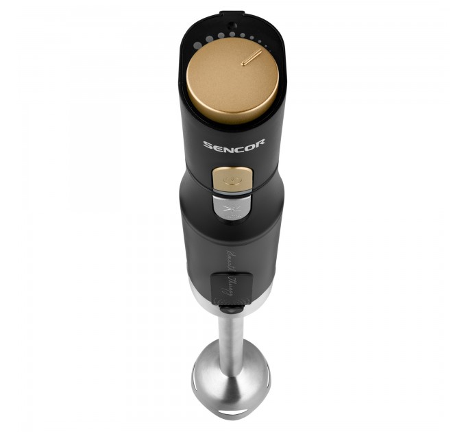 Блендер Sencor погружной 1200Вт, 6в1, чаша-800мл, вспениватель молока, черный