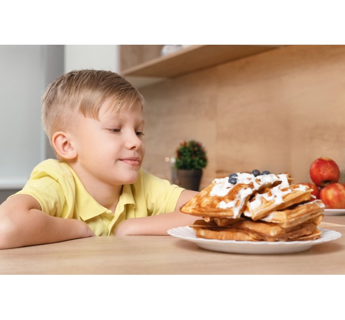 Мультимейкер ARDESTO 700Вт, алюминий, 4 пластины, корпус-нерж.сталь/пластик, черно-серебристый