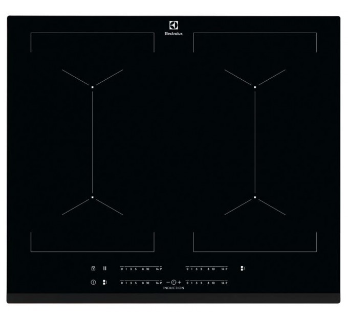 Варильна поверхня Electrolux індукційна, 60см, розширена зона, чорний