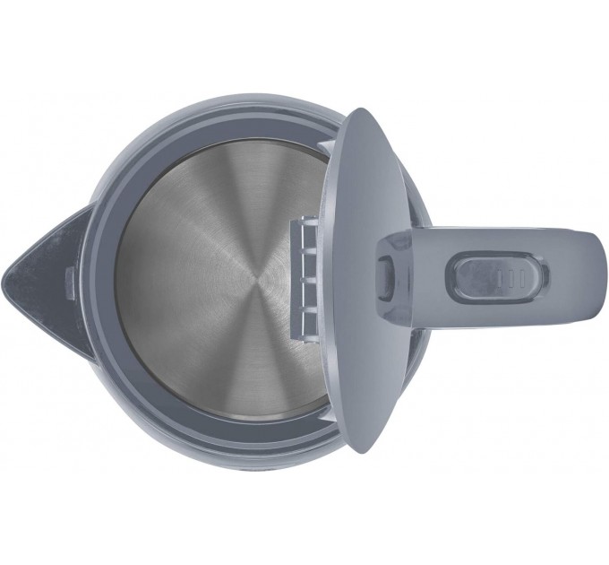 Электрочайник Amica 1.7л, пластик, серый